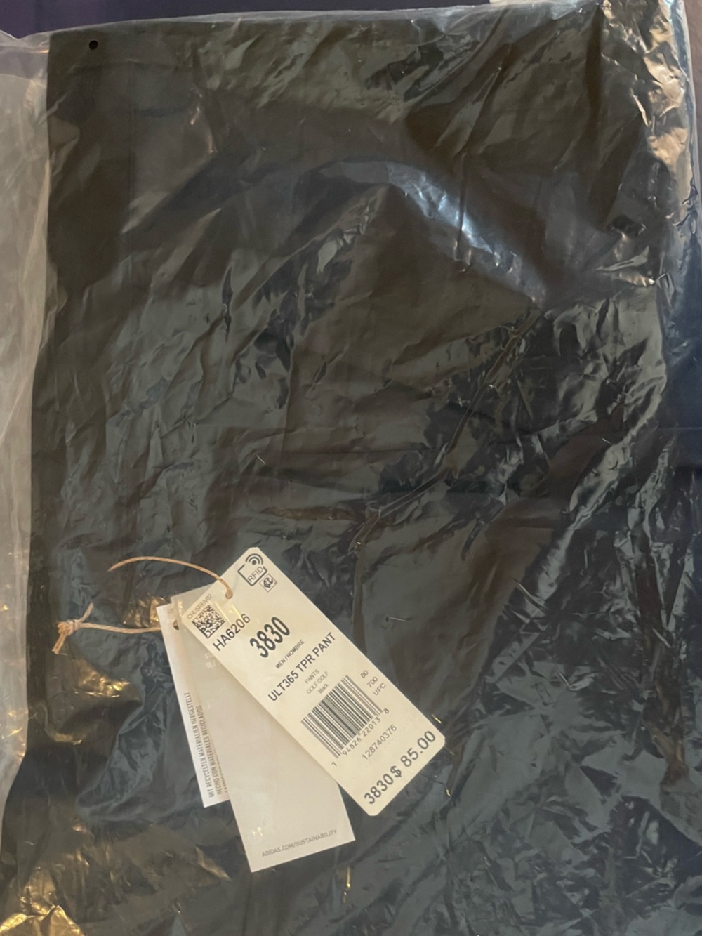 Adidas 38/30 Black ULT365 MOD - Golf Pants